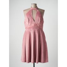CHIC CHIC - Robe mi-longue rose en polyester - Femme - Taille 44 - Modz