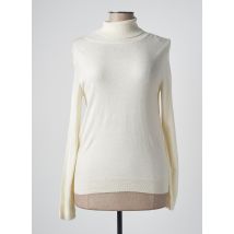 ARTLOVE - Pull col roulé beige en polyester - Femme - Taille 42 - Modz