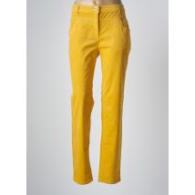 CECIL - Pantalon slim jaune en coton - Femme - Taille TU - Modz