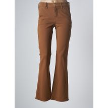 HAPPY - Pantalon flare marron en lyocell - Femme - Taille W28 - Modz