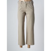 HAPPY - Pantalon 7/8 beige en coton - Femme - Taille W31 - Modz