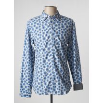 WHITE STUFF - Chemise manches longues bleu en coton - Homme - Taille S - Modz