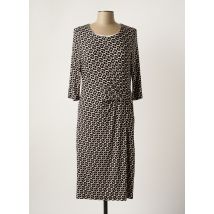OLSEN - Robe mi-longue noir en viscose - Femme - Taille 46 - Modz