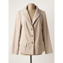 BETTY & CO - Blazer beige en polyester - Femme - Taille 46 - Modz