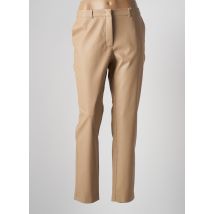 BETTY & CO - Pantalon slim beige en polyurethane - Femme - Taille 46 - Modz