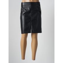 STREET ONE - Jupe mi-longue noir en polyurethane - Femme - Taille 44 - Modz