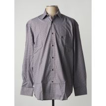 B.O.B FASHION - Chemise manches longues gris en coton - Homme - Taille M - Modz