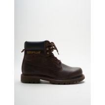 CATERPILLAR - Bottines/Boots marron en cuir pour homme - Taille 40 - Modz