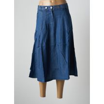 LOLA ESPELETA - Jupe mi-longue bleu en tencel - Femme - Taille 36 - Modz