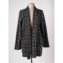 LEA H. CURVE - Gilet manches longues noir en polyester - Femme - Taille 44 - Modz