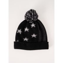 3 POMMES - Bonnet noir en acrylique - Garçon - Taille TU - Modz