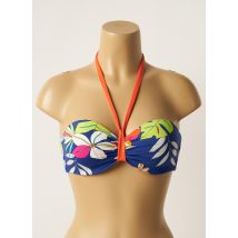 CHERRY BEACH - Haut de maillot de bain bleu en polyamide - Femme - Taille 100B - Modz