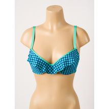 ANTIGEL - Haut de maillot de bain bleu en polyester - Femme - Taille 95B - Modz