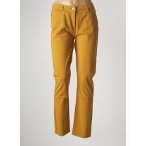 LE PETIT BAIGNEUR - Pantalon droit marron en coton - Femme - Taille 44 - Modz