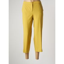 PERSONA BY MARINA RINALDI - Pantalon 7/8 jaune en polyester - Femme - Taille 44 - Modz