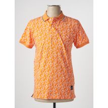 RECYCLED ART WORLD - Polo orange en coton pour homme - Taille L - Modz