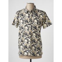 4FUNKY FLAVOURS - Chemise manches courtes beige en coton - Homme - Taille S - Modz