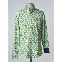 RECYCLED ART WORLD - Chemise manches longues vert en coton pour homme - Taille S - Modz