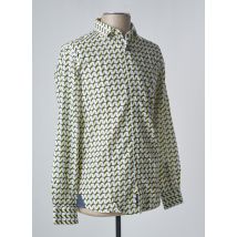 RECYCLED ART WORLD - Chemise manches longues jaune en coton - Homme - Taille S - Modz