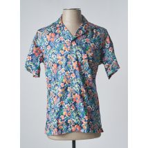 THE SURFCAR - Chemise manches courtes bleu en coton - Homme - Taille S - Modz