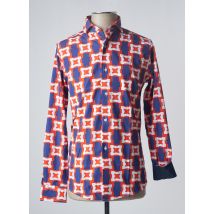 RECYCLED ART WORLD - Chemise manches longues bleu en coton - Homme - Taille XS - Modz