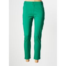 MARINA V - Pantalon 7/8 vert en coton pour femme - Taille 36 - Modz
