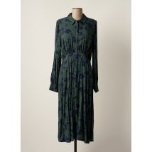 IDANO - Robe longue vert en viscose pour femme - Taille 38 - Modz