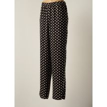 PERSONA - Pantalon droit noir en polyester - Femme - Taille 42 - Modz