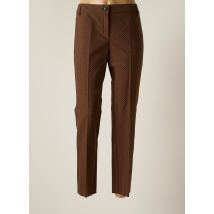 MARELLA - Pantalon 7/8 marron en coton pour femme - Taille 44 - Modz
