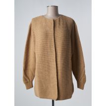 ANGE - Gilet manches longues beige en acrylique - Femme - Taille TU - Modz