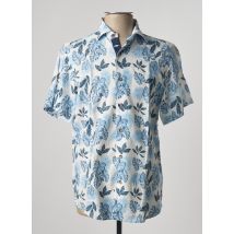 NZ RUGBY VINTAGE - Chemise manches courtes bleu en lin - Homme - Taille XS - Modz