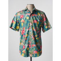 NZ RUGBY VINTAGE - Chemise manches courtes vert en coton - Homme - Taille L - Modz