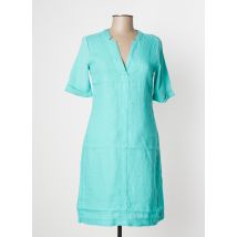 SANDWICH - Robe mi-longue bleu en lin pour femme - Taille 40 - Modz