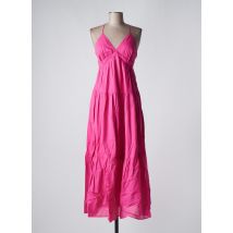 IKKS - Robe longue rose en coton pour femme - Taille 40 - Modz
