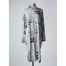 SANDWICH - Robe longue beige en viscose - Femme - Taille 38 - Modz