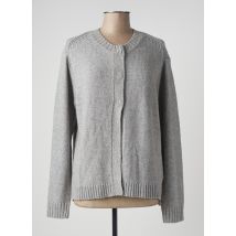 SANDWICH - Gilet manches longues gris en acrylique - Femme - Taille 44 - Modz