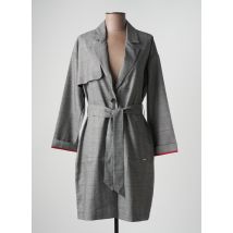 I.CODE (By IKKS) - Trench gris en polyester - Femme - Taille 42 - Modz