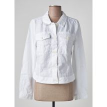 SANDWICH - Veste casual blanc en lin pour femme - Taille 40 - Modz