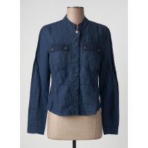 SANDWICH - Veste casual bleu en lin pour femme - Taille 36 - Modz