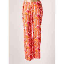 SIGNE NATURE - Pantalon large orange en viscose - Femme - Taille 38 - Modz