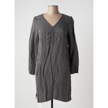 UNO PIU UNO - Robe courte gris en cuppro - Femme - Taille 36 - Modz