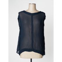UNO PIU UNO - Top bleu en viscose - Femme - Taille 36 - Modz