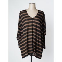 ELEMENTE CLEMENTE - Pull tunique noir en lin - Femme - Taille 34 - Modz