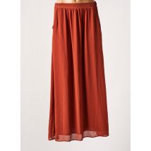 UNO PIU UNO - Jupe longue marron en polyester - Femme - Taille 38 - Modz