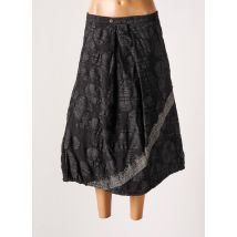 ELEMENTE CLEMENTE - Jupe mi-longue noir en laine - Femme - Taille 34 - Modz