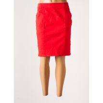 GARELLA - Jupe mi-longue rouge en coton - Femme - Taille 42 - Modz