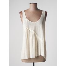 LILITH - Top beige en coton - Femme - Taille 38 - Modz