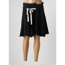 CREA CONCEPT - Jupe mi-longue noir en laine - Femme - Taille 42 - Modz