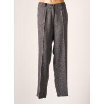 FRANCOISE F - Pantalon droit gris en polyester - Femme - Taille 52 - Modz