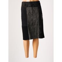 CHRISTINE LAURE - Jupe mi-longue noir en polyester - Femme - Taille 46 - Modz